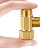 Water Line Adapter Splitter Tee Valve - Brass Dishwasher Toilet