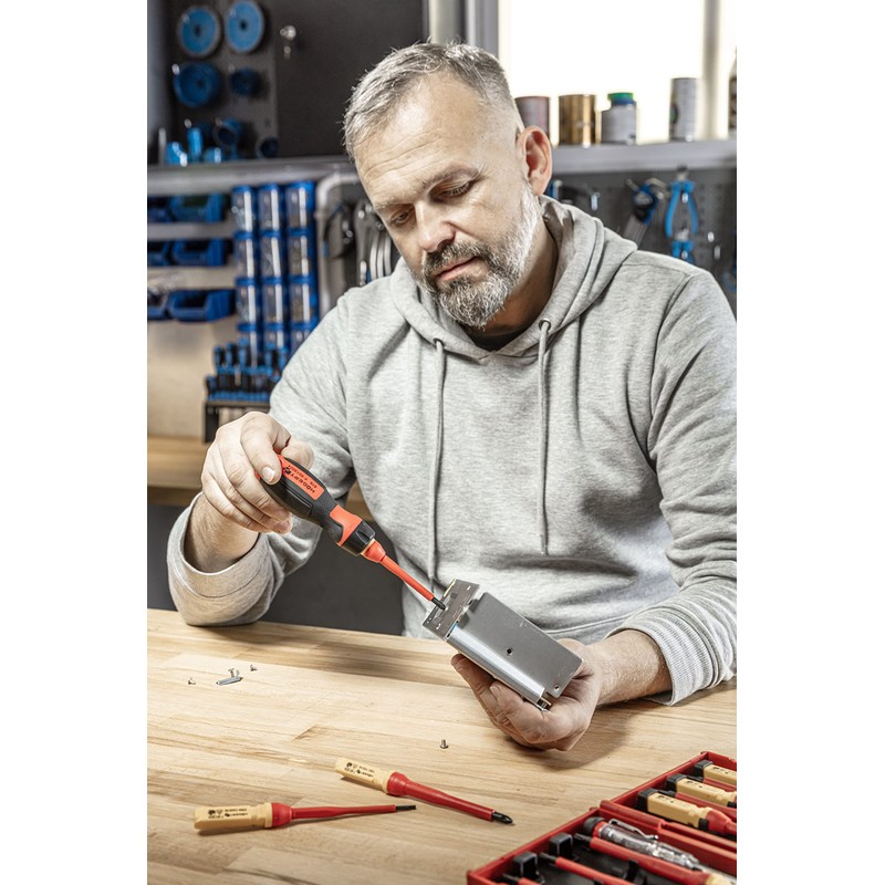 Högert Technik, Set of 6 Insulated Screwdrivers 1000V S2 Steel