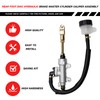 EATAKWARD Rear Foot Disc Hydraulic Brake Master Cylinder Caliper Assembly,