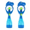 P&F Pack of 2X Dinosaur Water Mist Spray Bottle Fan