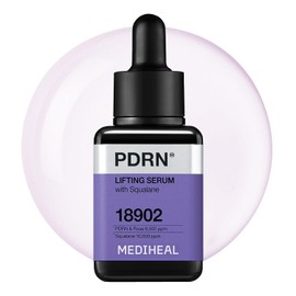 Mediheal PDRN Lifting Serum with Squalane 1.35 fl.oz - Korean Face Serum for Natural Glass Glow Skin, Pore Care & Skin Firming, Deep Moisturization
