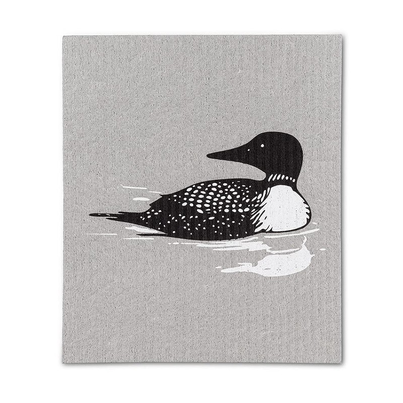 Loons Dishcloths. Set of 2.