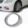 XQSMWF Left Side Chrome Front Bumper Trim Bezel Ring Fog