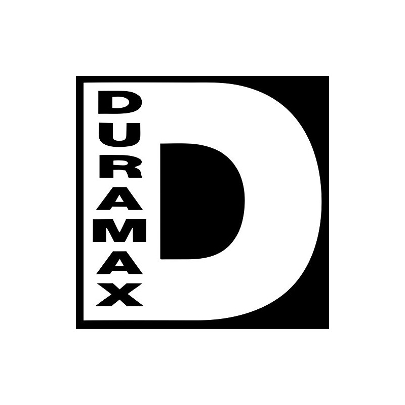 Duramax D Logo (12", White)