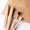 Greenzla Bamboo Toothbrushes for Adults – 12 Pack Wooden Toothbrush
