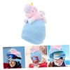 NOLITOY Snow Helmet Protector Decorative Ski Helmet Cover Hand Feeling
