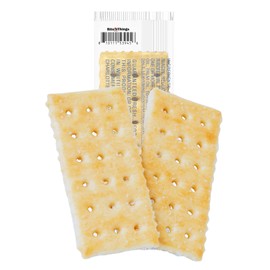 Wafer Crackers | Two Crackers per Pouch | Soup & Salad | Kosher & Made In America | Bits N Things | Pack of 50