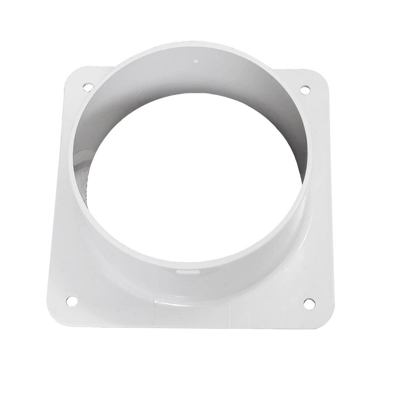 4 Inch Duct Connector Flange, JSIXASO ABS Straight Flange Connector