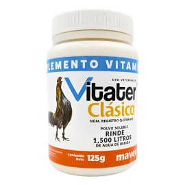 Vitater Clásico 125g Vitaminas Aves Gallos Alto Rendimiento