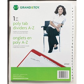 Grand & Toy Poly Tab Dividers