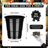 50 Pack 2oz Black Plastic Shot Glasses - Graduation Party