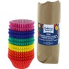 Bakery Crafts Bright Rainbow Baking Cups - 300-2" Cupcake Liners,