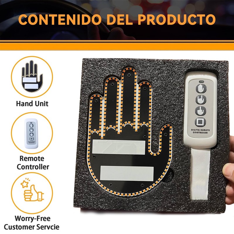 KIONTS Luz De Gesto para Coche, LED Luces de Gesto