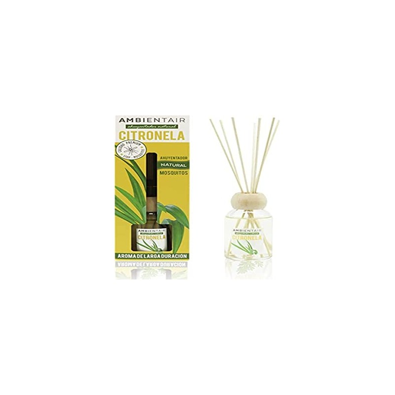 Ambientair MK100CTAACJ19 Difusor 100ml Citronela Repelente Natural Mosquitos, Amarillo