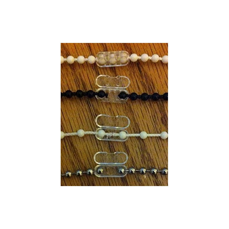 Clear Roller Roman Shade Blind Beaded Chain Connectors Bead Ball