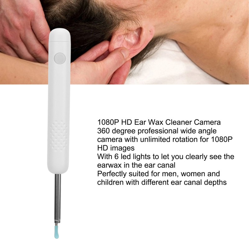 Earwax Removal Tool Ear Camera 1080P Ear Cleaning Camera Wireless