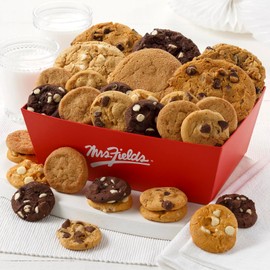 Mrs. Fields Sweet Signature Crate - Assorted Cookies with 6 Original Cookies and 24 Nibblers Bite-Sized Cookies in 5 Classic Flavors (30 Count)