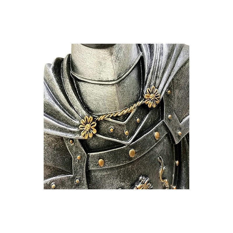 Toilet Paper Holder Tissue Storage Roll Medieval Statue Knight to