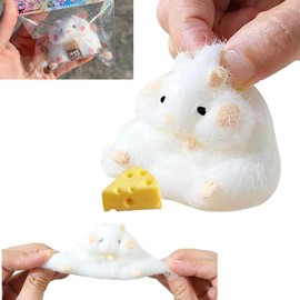 HETIE Paquete de 3 Juguetes para hámster, Juguete para aliviar el estrés, Juguete de Peluche, Juguete para la ansiedad para Adultos y niños, Regalo Perfecto para Familiares y Amigos