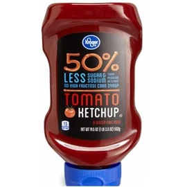 Pack of 1 Reduced Sugar & Sodium Gluten Free Tomato Ketchup 19.5 oz