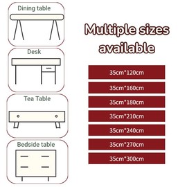 Boho Table Runner Flower Rustic Dining Table Centerpiece Decor with Tassels,Spring Farmhouse Decor Retro Coffee Table Runner for Dining Living Room Bedroom (35cm*120cm)