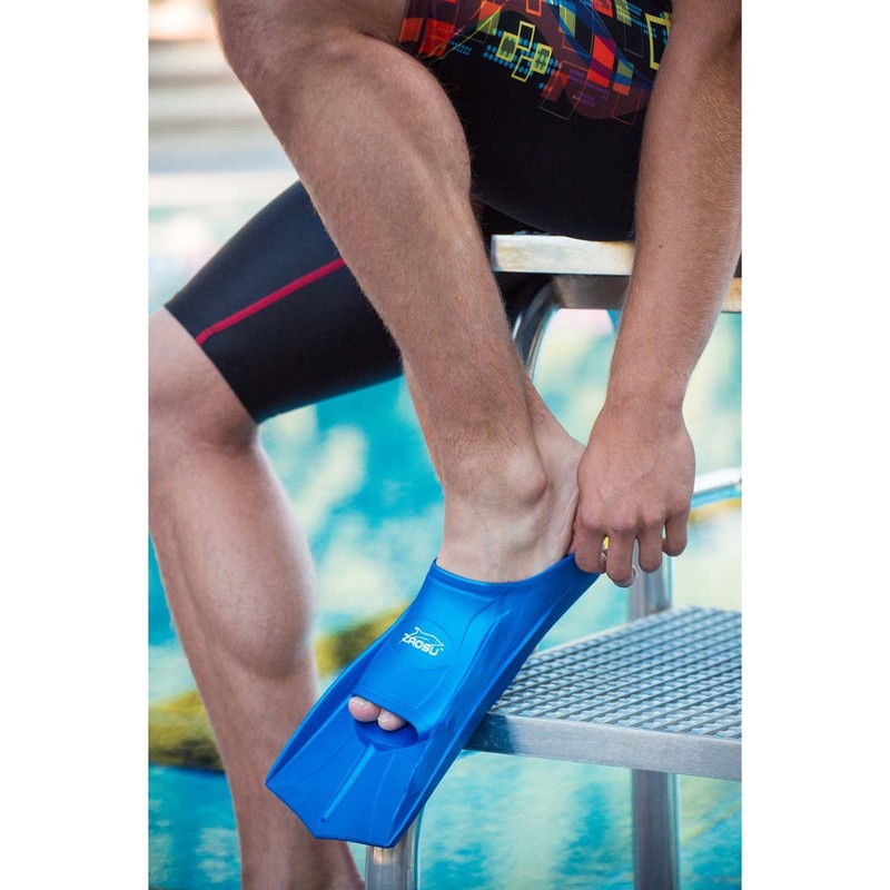 ZAOSU Unisex Training Fins Short Fins for Adults and Children