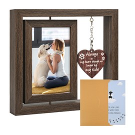 Pet Memorial Gifts，Dog Memorial Gifts for Loss of Dog，Memorial Picture Frame，Display Two 4x6 Inch