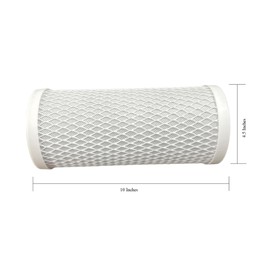 IPW Industries Inc. Compatible replacement to AO-WH-PREL-RCP Carbon/Sediment Filter Replacement 10" x 4.5" - 5 Micron