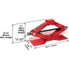 BIG RED 1.5 Ton Capacity T10152 Torin Steel Scissor Lift