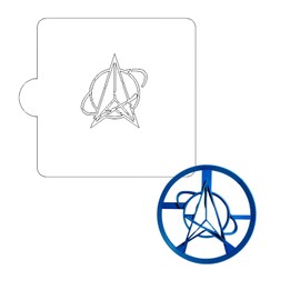 INSPIRED BY US SPACE FORCE STENCIL AND COOKIE CUTTER DECORATING SET MADE IN USA LSC3428