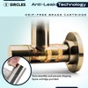 SIRCLES Pot Filler Faucet - Brushed Gold Finish - Extra