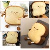 ZITUZY Toast Bread Cuddly Toy, 18 cm Toast Bread Cushion,