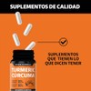 Turmeric Cúrcuma con Extracto de Raíz de Cúrcuma Estandarizada al