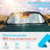 Car Foldable Car Sun Visor Compatible with Alfa Romeo Tonali,