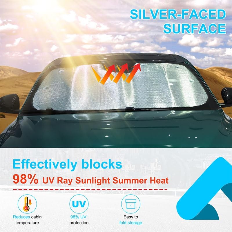 Car Foldable Car Sun Visor Compatible with Alfa Romeo Tonali,