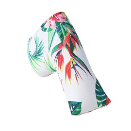 Golf Club Head Covers - Premium Leather Driver, 3 & 5 Fairway Wood, Hybrid Headcovers, Putter Covers for Blade and Mallet, and Alignment Stick Covers (Blade)