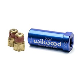 Wilwood Residual Pressure Valve - w/Fittings - 2# / Blue