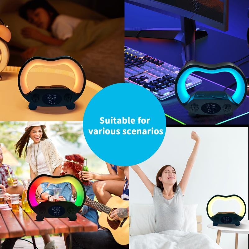 LOS 6 In 1 Wireless Charging Ambient Light with Bluetooth