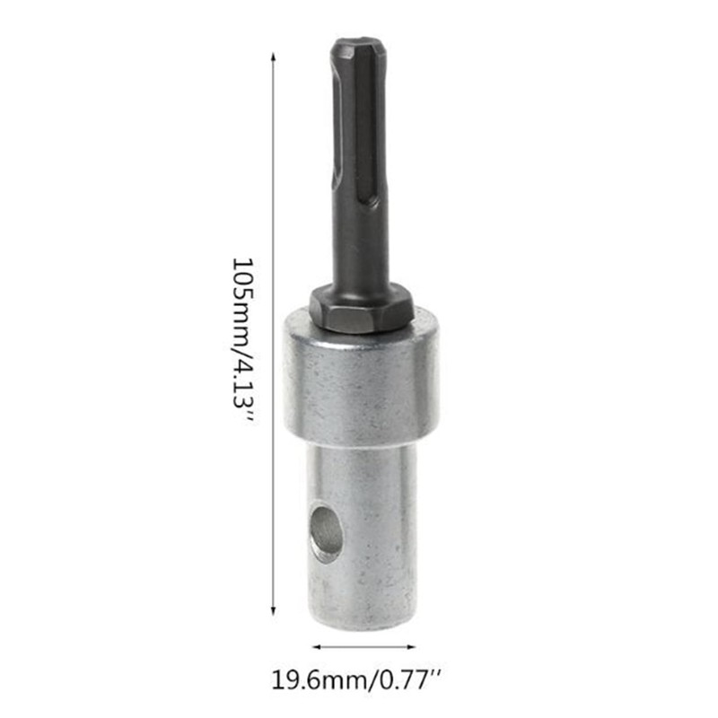 Maxmoral Hardened Steel Round Shank Grounding Auger Adapter 3/4inch to