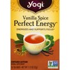 Yogi Tea, Vanilla Spice Perfect Energy, 16 Count, Packaging May