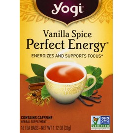 Yogi Tea, Vanilla Spice Perfect Energy, 16 Count, Packaging May Vary