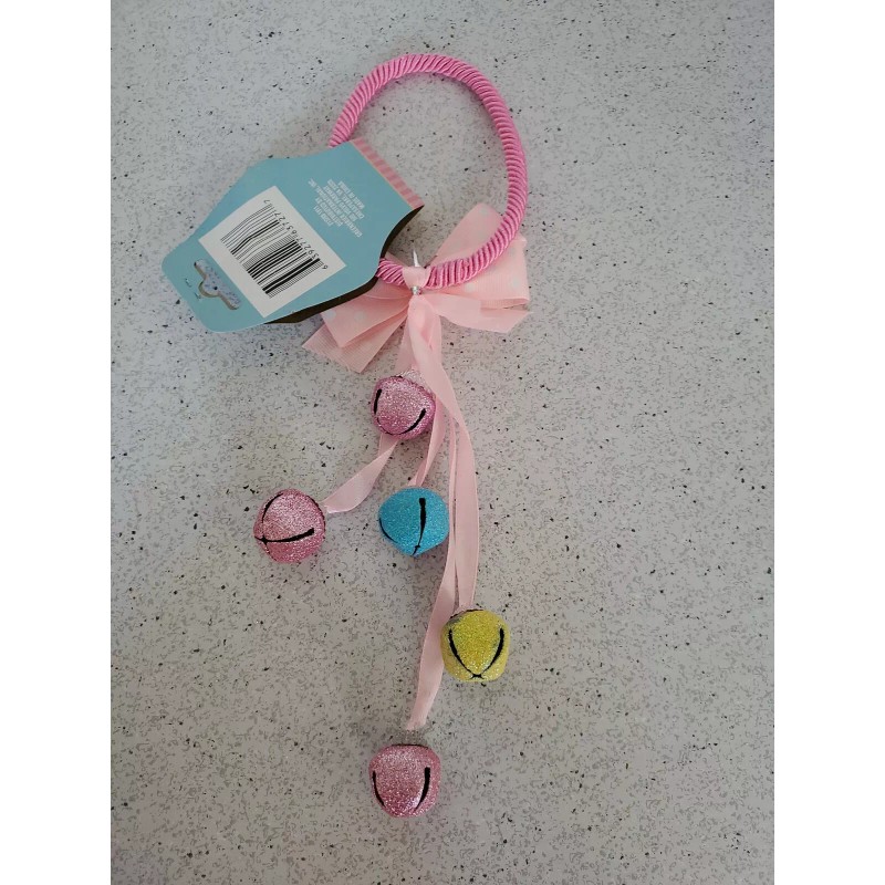 Greenbrier Pink Easter Jingle Bell Door Knob Hanger 11-12”-Brand New-SHIPS