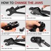 iCrimp Angle Head PEX Crimping Tool Kit for 3/8,1/2,3/4,1-inch with