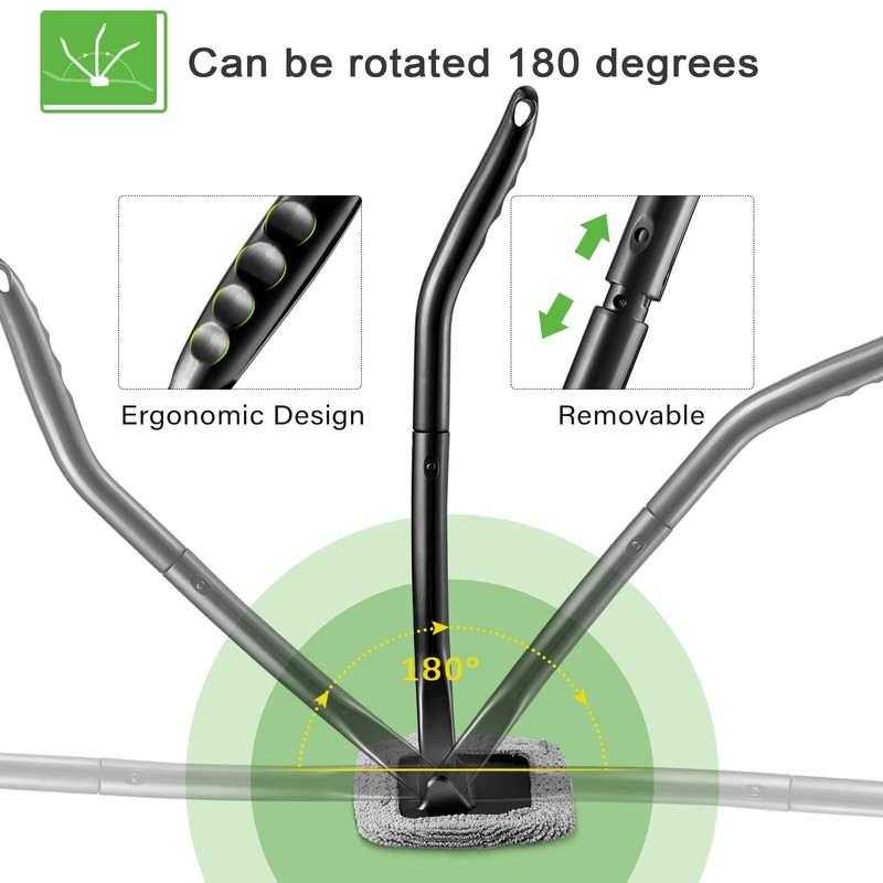 Frienda 2 Set Windshield Cleaner Tool Inside Car Windshield Cleaning