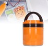 Insulated Food Jar 304 Stainless Steel Japanese Style Round Shape