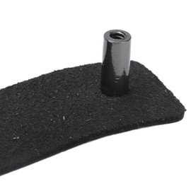 CHEOTIME Leather Handles for Drawers, Modern Leather Cabinet Pulls Simple Leather Dresser Pulls European Style Leather Pulls for Cabinets for Door(Black)