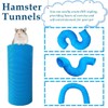 PINVNBY Hamster Fun Tunnels Pet Mouse Plastic Tube Toys Small