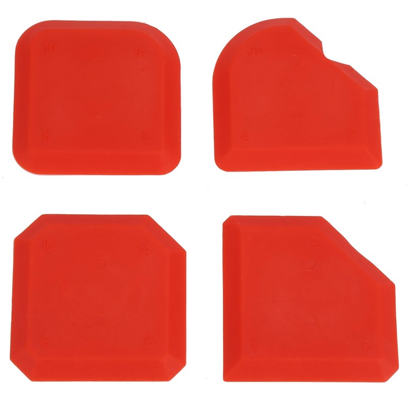 Smoother Finisher Sealant Remover 4pcs/set Caulking Remover Glass Scraper Caulk