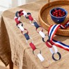 Baluue 4th of July Paper Chain, Red White and Blue