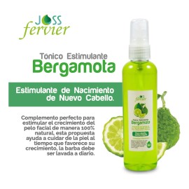 Cepillo Para Barba Bigote, Peine Y Tonico Bergamota
